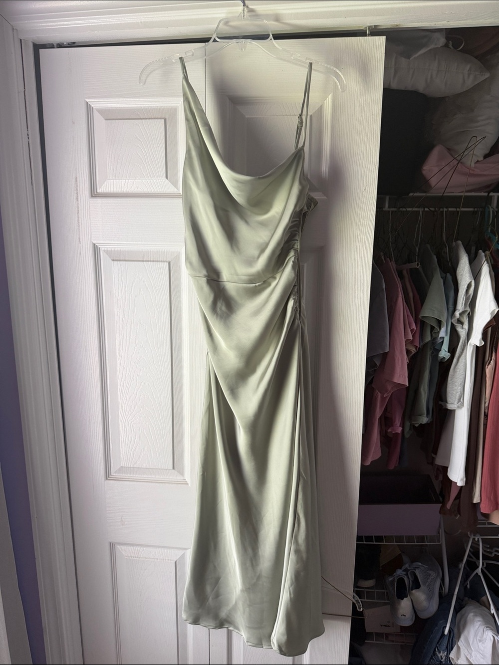 Hello Molly Silky Touch Satin Midi Dress - Picture 6 of 10